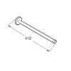 TOALLERO PARED SUPERINOX ROCA