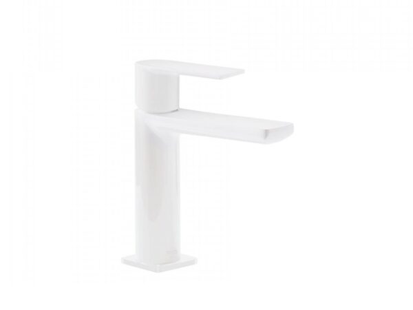 MONOMANDO LAVABO BLANCO MATE LOFT COLORS TRES GRIFERIA