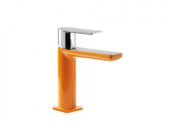 MONOMANDO LAVABO NARANJA LOFT COLORS TRES GRIFERIA