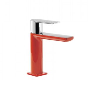 MONOMANDO LAVABO ROJO LOFT COLORS TRES GRIFERIA