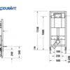 BASTIDOR EMPOTRADO INODORO DURASYSTEM DURAVIT