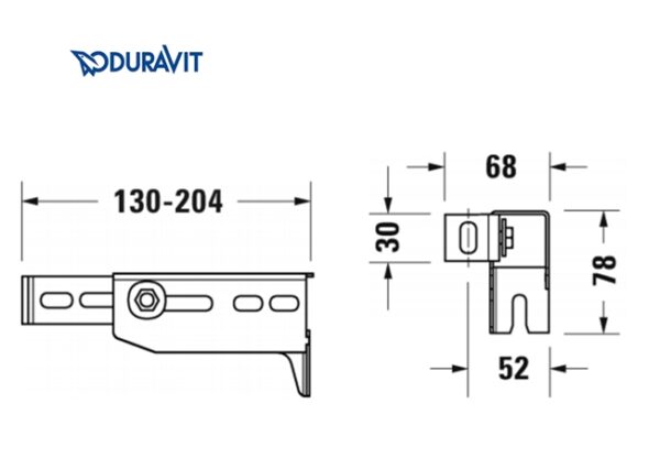 ACCESORIOS MONTAJE DURASYSTEM DURAVIT