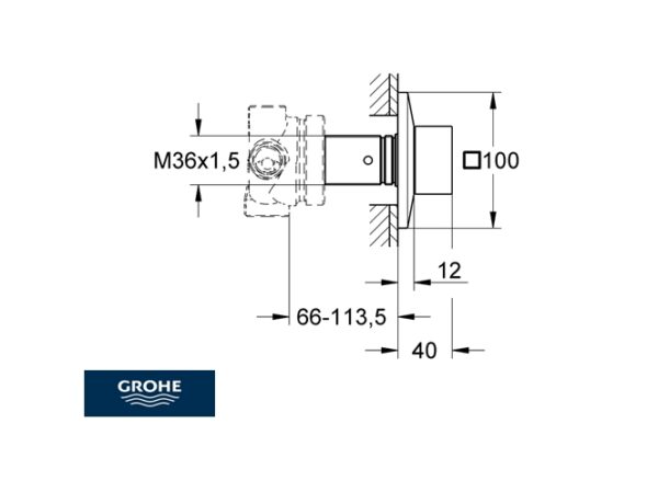 INVERSOR 5 VIAS ALLURE BRILLIANT GROHE