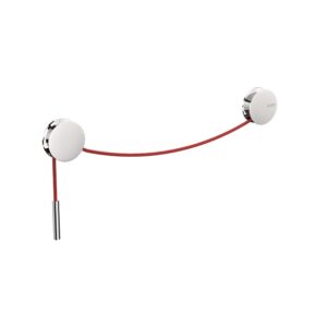 COSMIC DIABOLO TOALLERO LAVABO CROMO-ROJO
