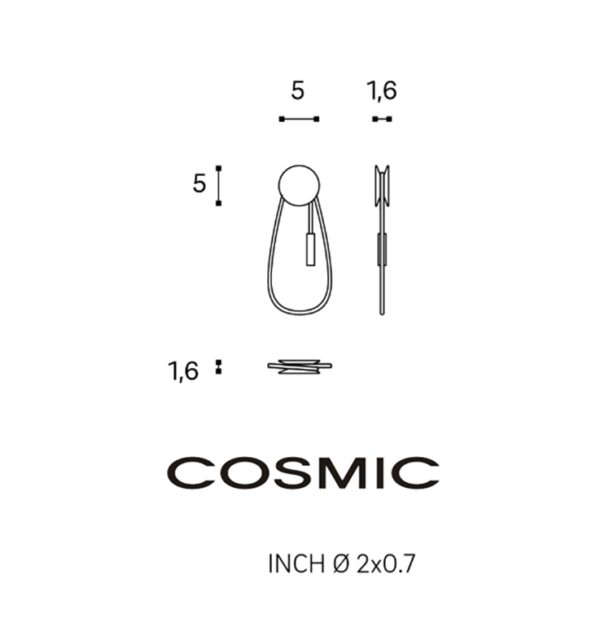 COSMIC DIABOLO PORTARROLLOS SIN TAPA CROMO-BLANCO - Imagen 3