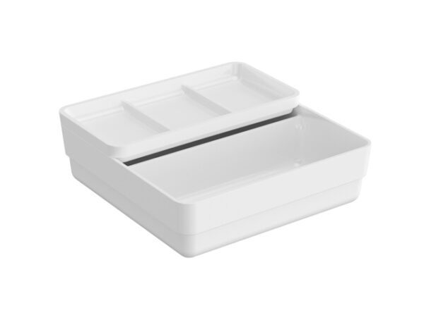 CONTAINER DOBLE CON TAPA B-SMART BATH+