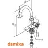 GRIFO LAVABO TRADITION DAMIXA