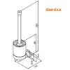 ESCOBILLERO PARED ORANGE DAMIXA