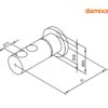 PORTACEPILLOS ORANGE DAMIXA