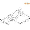 JUEGO DOS PERCHAS ORANGE DAMIXA