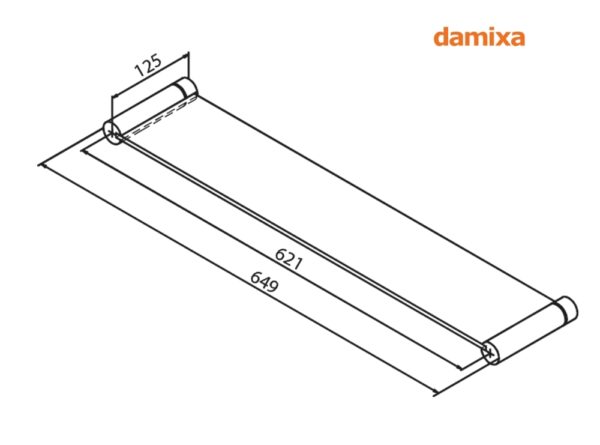 ESTANTE CRISTAL ORANGE DAMIXA