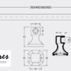 TOALLERO LAVABO 30cm NEOCLASICA VALADARES