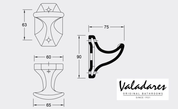 PERCHA NEOCLASICA VALADARES