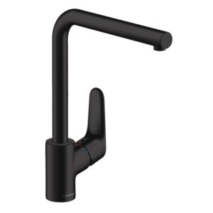 MONOMANDO COCINA 280 FOCUS M41 NEGRO MATE HANSGROHE