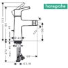 MONOMANDO BIDE TALIS S HANSGROHE