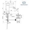 MONOMANDO BIDE CERALINE IDEAL STANDARD