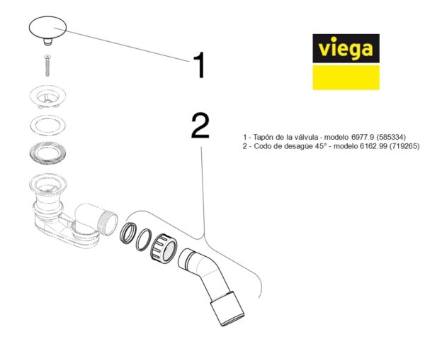 VALVULA DUCHA VARIOPLEX VIEGA