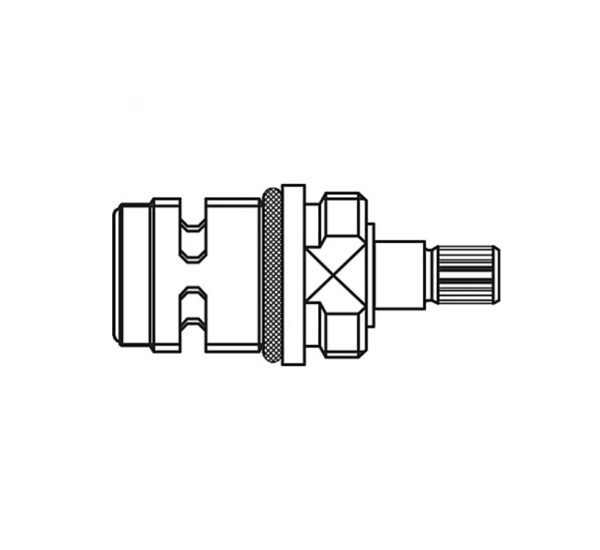 MONTURA CERAMICA 1/2" TRES