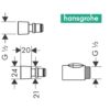 SET ACOPLE RAPIDO HANSGROHE