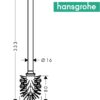 RECAMBIO MANGO ESCOBILLA WC LOGIS HANSGROHE