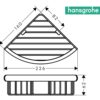 JABONERA DUCHA REJILLA ESQUINA LOGIS UNIVERSAL HANSGROHE