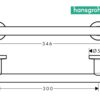 ASIDERO DUCHA LOGIS UNIVERSAL HANSGROHE