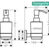 DOSIFICADOR JABON LIQUIDO LOGIS UNIVERSAL HANSGROHE