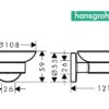 JABONERA MURAL LOGIS UNIVERSAL HANSGROHE