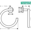 TOALLERO ARO LOGIS UNIVERSAL HANSGROHE