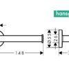 PORTARROLLOS SIN TAPA LOGIS UNIVERSAL HANSGROHE