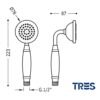 TELEDUCHA ANTICALCAREA CLASSIC TRES GRIFERIA