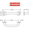BARRA SUJECION 30cm CONTINA FRANKE
