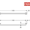 BARRA SUJECION 110cm CONTINA FRANKE