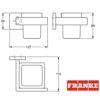 PORTAVASO PARED CUBUS FRANKE