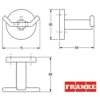 PERCHA DOBLE FIRMUS FRANKE