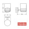 PORTAVASO PARED MEDIUS FRANKE