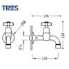 GRIFO OFFICE CLASIC TRES GRIFERIA