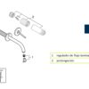 MONOMANDO LAVABO MURAL JOYSTICK ATRIO GROHE