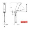 MEZCLADOR LAVABO ELECTRONICO AQUA FRANKE WS