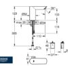 MEZCLADOR LAVABO ELECTRONICO BAU COSMOPOLITAN GROHE