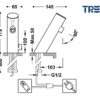 TRES BASIC MEZCLADOR LAVABO ELECTRONICO - Imagen 3