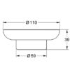 GROHE JABONERA CRISTAL - Imagen 2