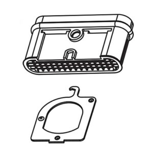 AIREADOR RECTANGULAR OCULTO + LLAVE TRES GRIFERIA