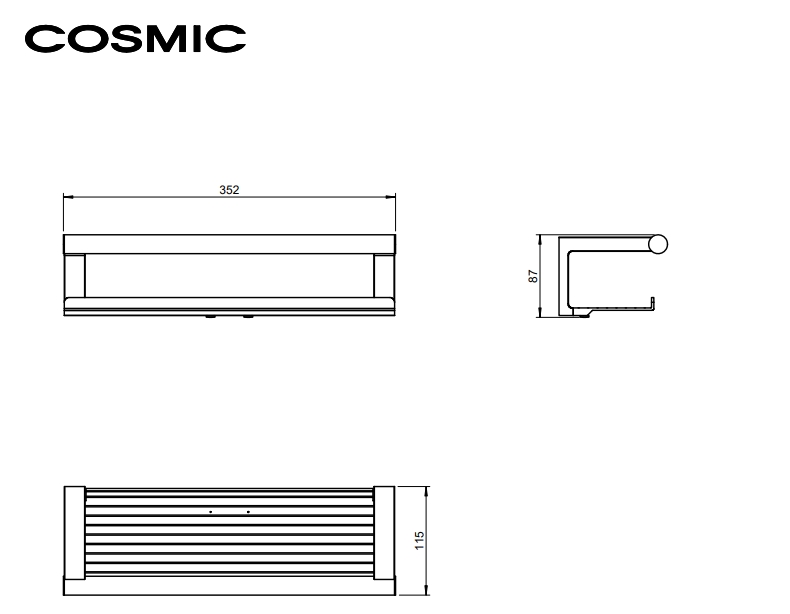 Jabonera De Ducha Cromo Architect S+ Cosmic