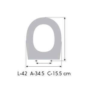 ASIENTO y TAPA INODORO THEMA VALADARES