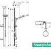 HANSGROHE RAINFINITY SET BARRA-DUCHA 150cm - Imagen 2