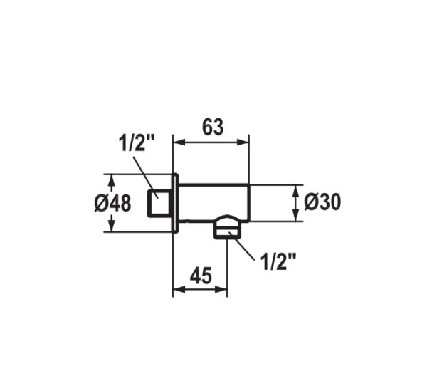 KWC TOMA DE AGUA 1/2" - Imagen 2