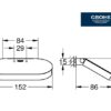 GROHE SELECTION PORTARROLLOS CON TAPA - Imagen 3