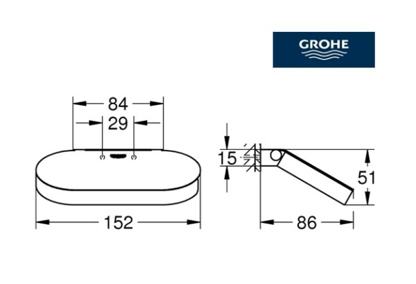 GROHE SELECTION PORTARROLLOS CON TAPA - Imagen 3
