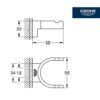 GROHE SELECTION COLGADOR DOBLE - Imagen 2